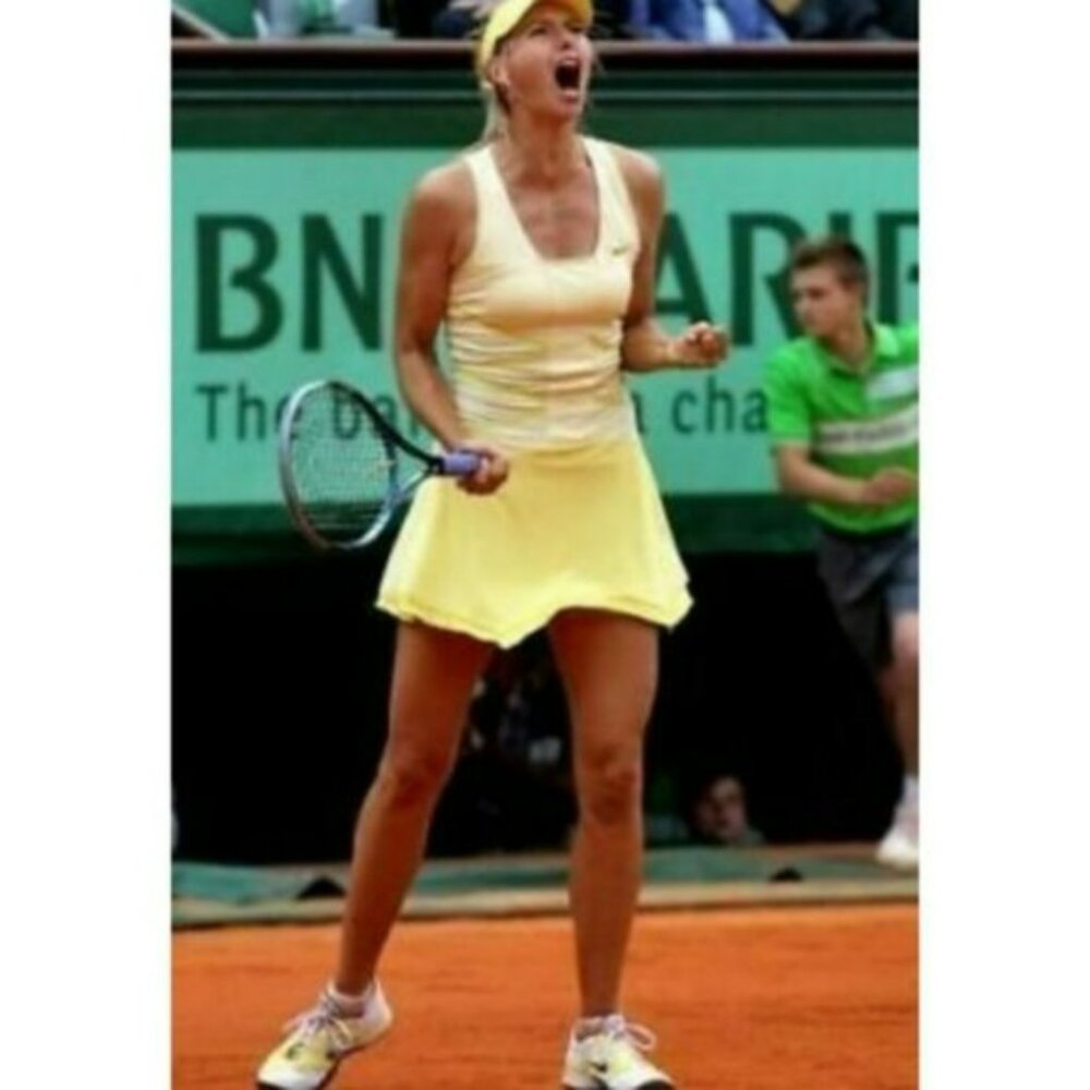 Nwt Nike Stunning Maria Sharapova Tennis Dress w/ Bra mesh skirt S Small - Picture 15 of 16